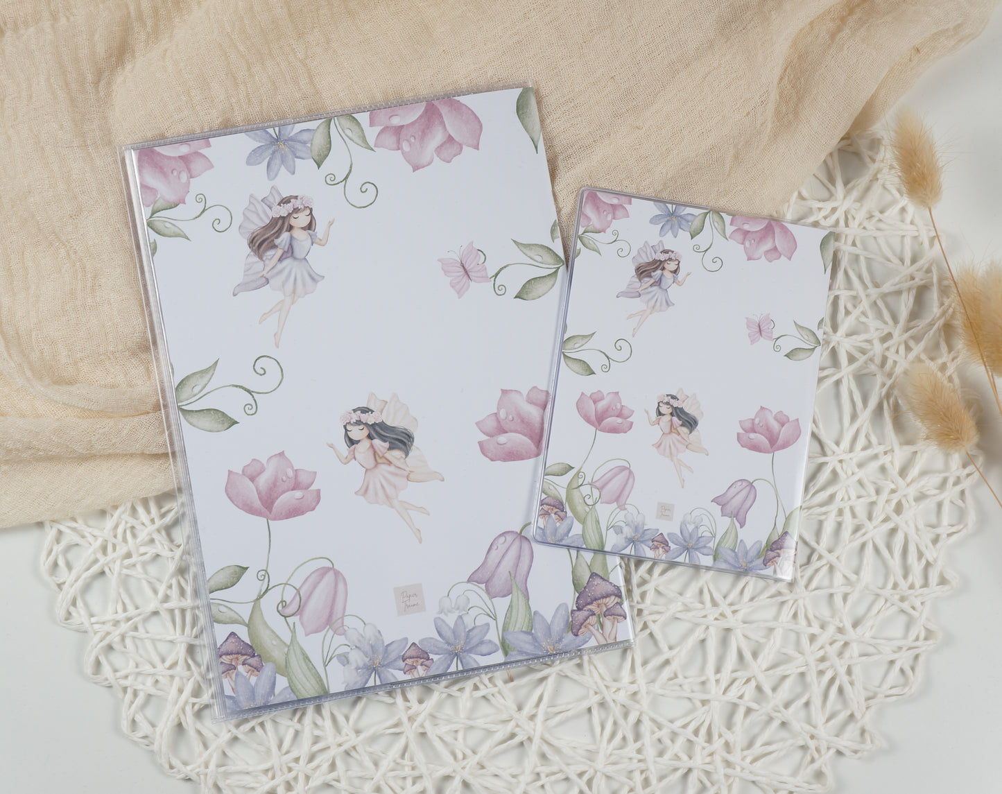 U-Heft/Impfpass personalisiert FAIRY GARDEN - Geschenk zur Geburt Passport Covers Papier Träume