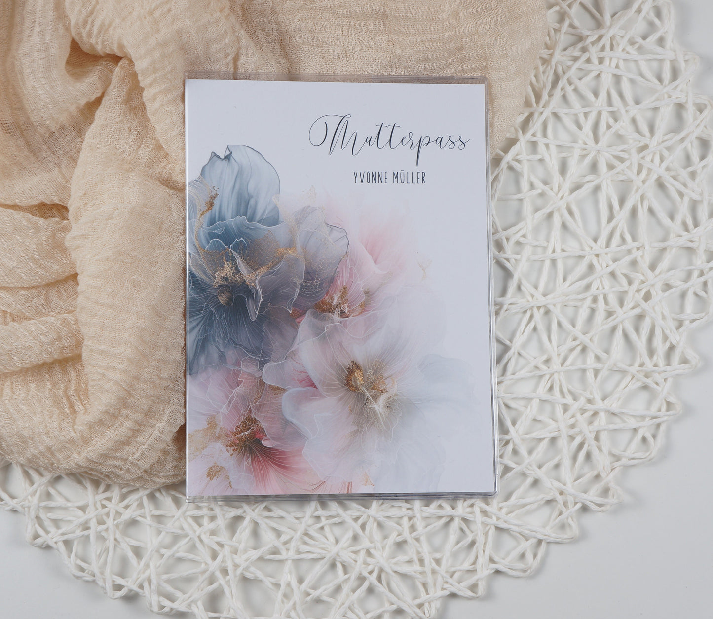 Mutterpass Hülle personalisiert ELLA | Geschenkidee zur Schwangerschaft Passport Covers Papier Träume