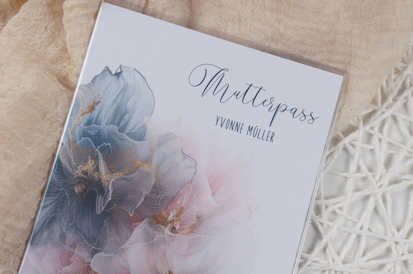 Mutterpass Hülle personalisiert ELLA | Geschenkidee zur Schwangerschaft Passport Covers Papier Träume