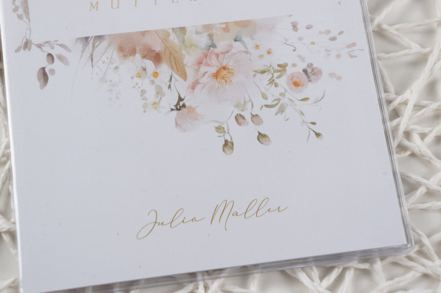 Mutterpass Hülle personalisiert LUISA | Geschenkidee zur Schwangerschaft Passport Covers Papier Träume