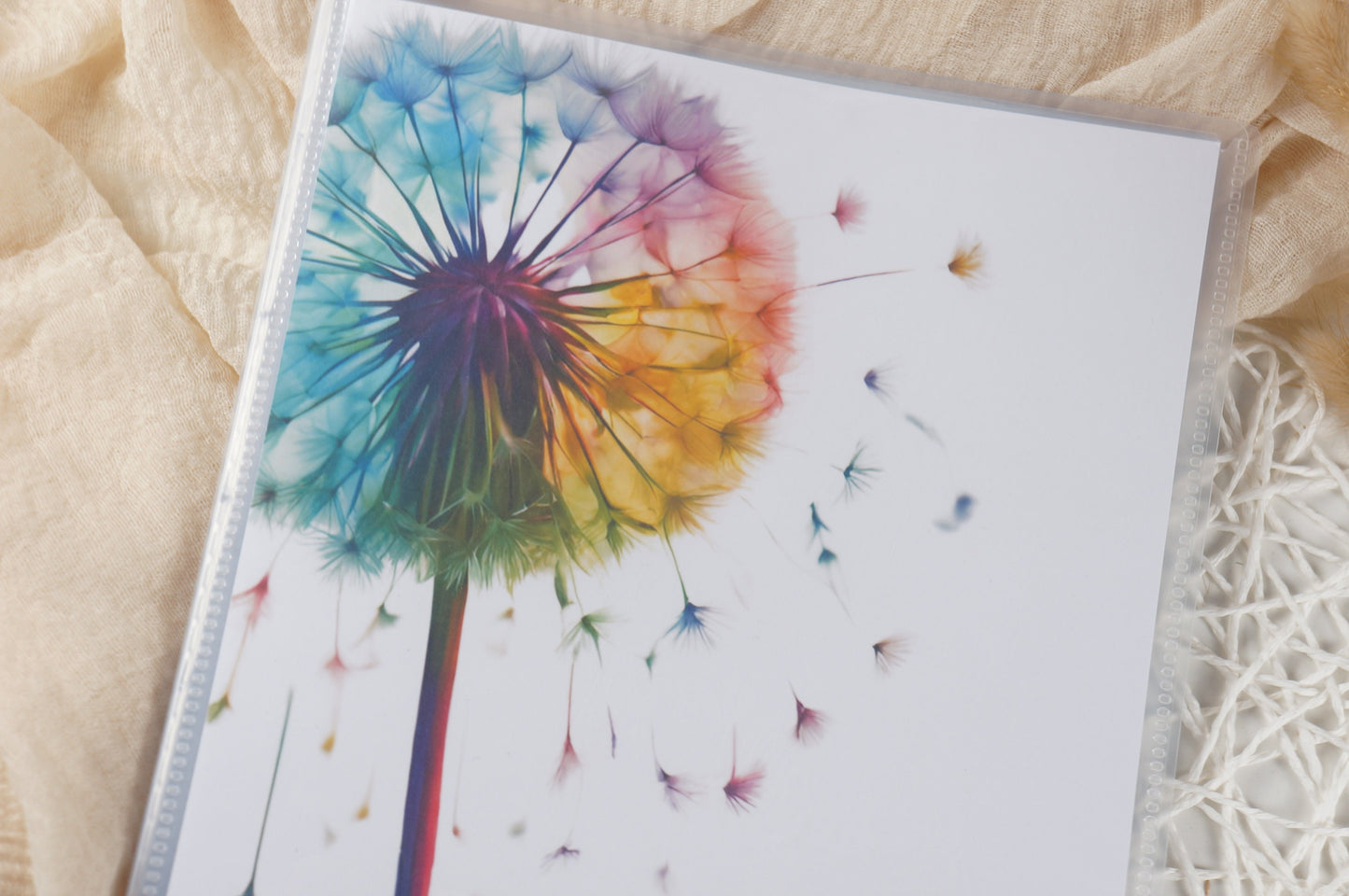Zeugnismappe Hausaufgabenheft "PUSTEBLUME" personalisiert Office & School Supplies Papier Träume