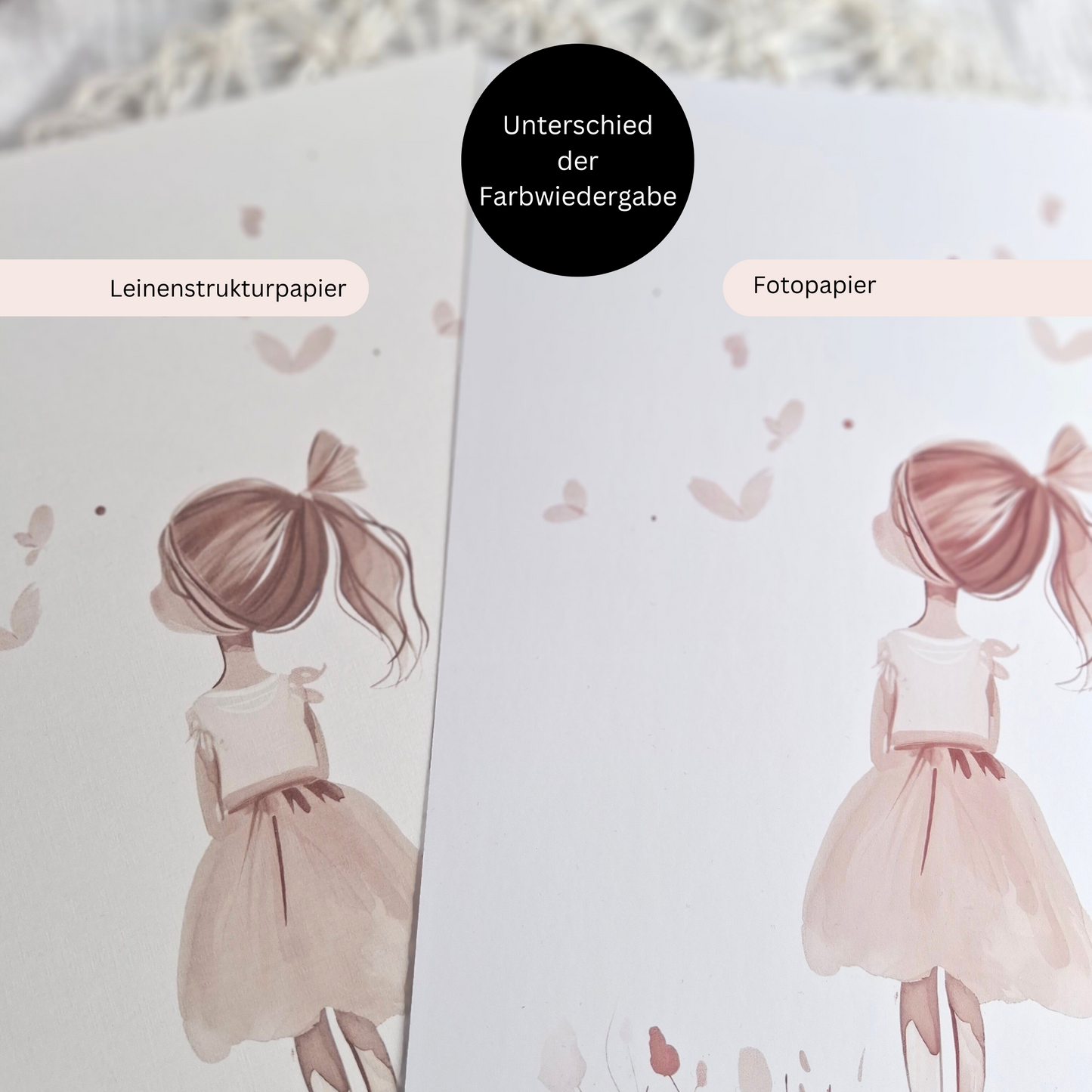Kinderzimmer Poster 3er Set PRINZESSIN EINHORN Wandbild Kinderposter Geschenk zur Geburt / Einschulung Papier Träume