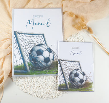 Zeugnismappe Hausaufgabenheft "FUSSBALL VERSCHIEDENE" personalisiert Office & School Supplies Papier Träume