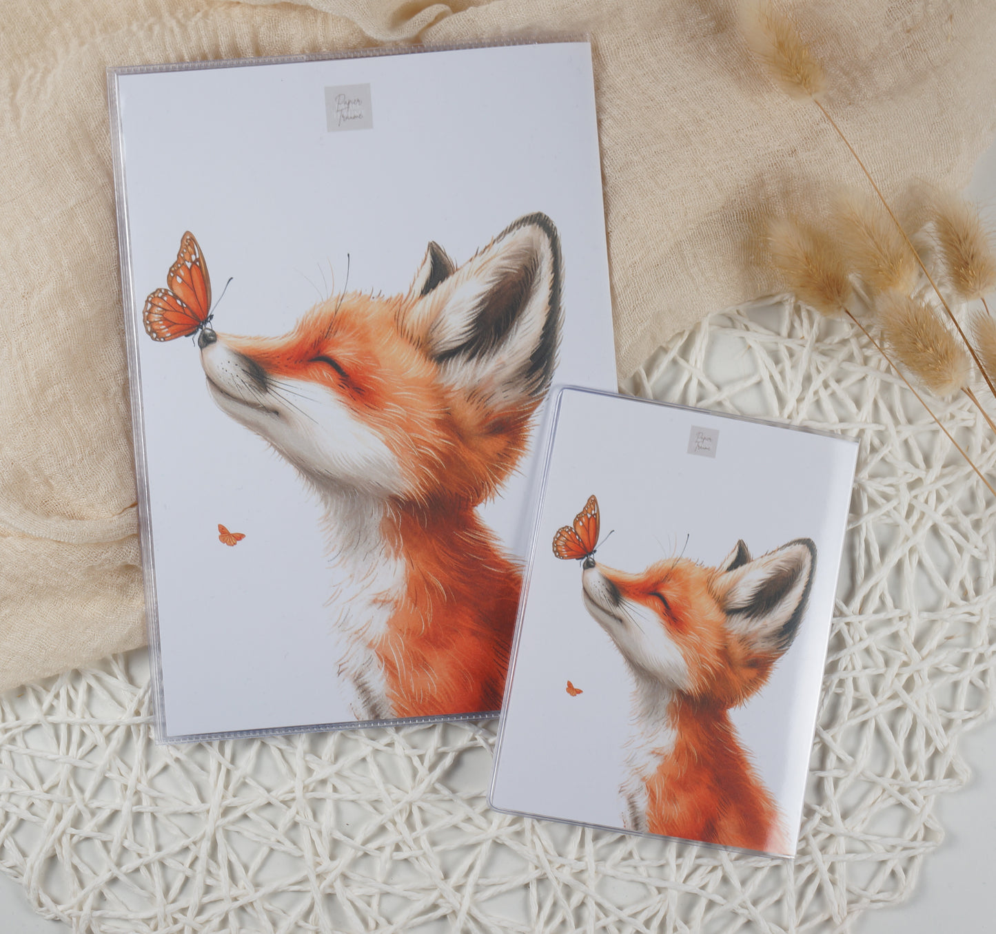 U-Heft/Impfpass/Reisepass personalisiert FUCHS - Geschenk zur Geburt Passport Covers Papier Träume