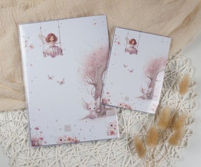 U-Heft/Impfpass/Reisepass personalisiert FAIRY PINK - Geschenk zur Geburt Passport Covers Papier Träume
