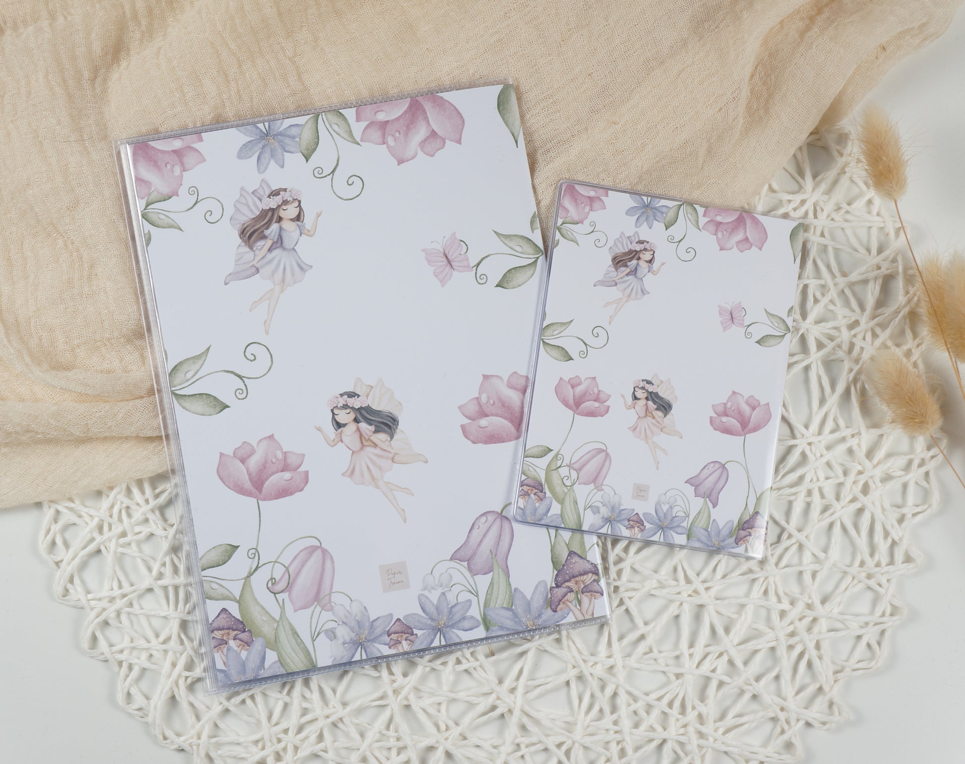 U-Heft/Impfpass personalisiert FAIRY GARDEN - Geschenk zur Geburt Passport Covers Papier Träume