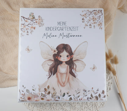Kindergarten Krippe Ordner "ELFE" personalisiert - Sammelmappe Krippe Schule oder Kita Office & School Supplies Papier Träume