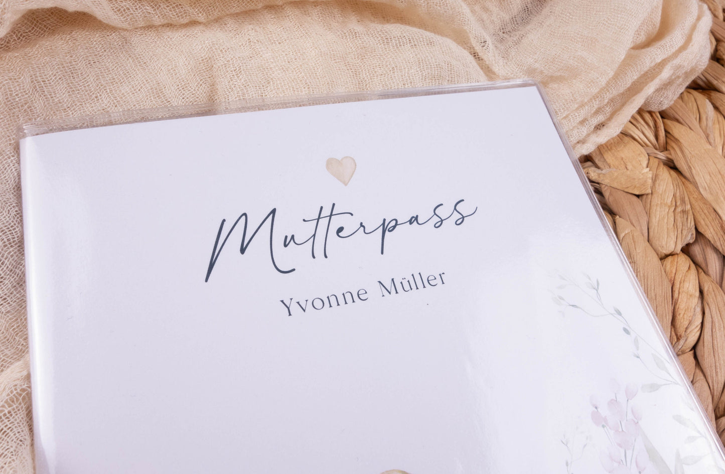 Mutterpass Hülle personalisiert EMILIA | Geschenkidee zur Schwangerschaft Passport Covers Papier Träume