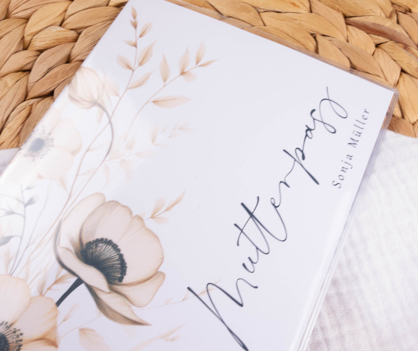 Mutterpass Hülle personalisiert JULIETTA | Geschenkidee zur Schwangerschaft Passport Covers Papier Träume