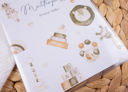 Mutterpass Hülle personalisiert LISA | Geschenkidee zur Schwangerschaft Passport Covers Papier Träume