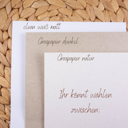 Mutterpass Hülle personalisiert NATURE 3 | Geschenkidee zur Schwangerschaft Passport Covers Papier Träume