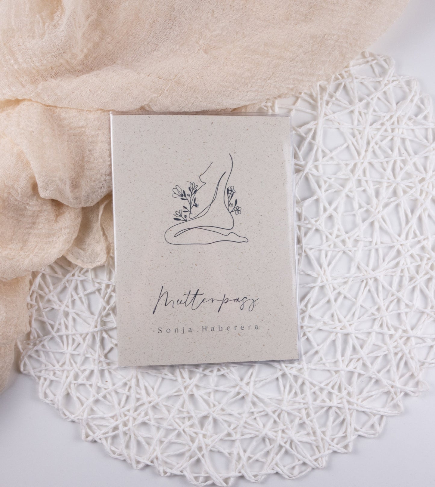 Mutterpass Hülle personalisiert NATURE 1 | Geschenkidee zur Schwangerschaft Passport Covers Papier Träume