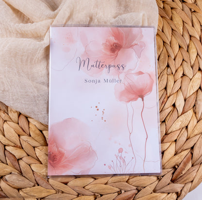 Mutterpass Hülle personalisiert CAROLINE | Geschenkidee zur Schwangerschaft Passport Covers Papier Träume