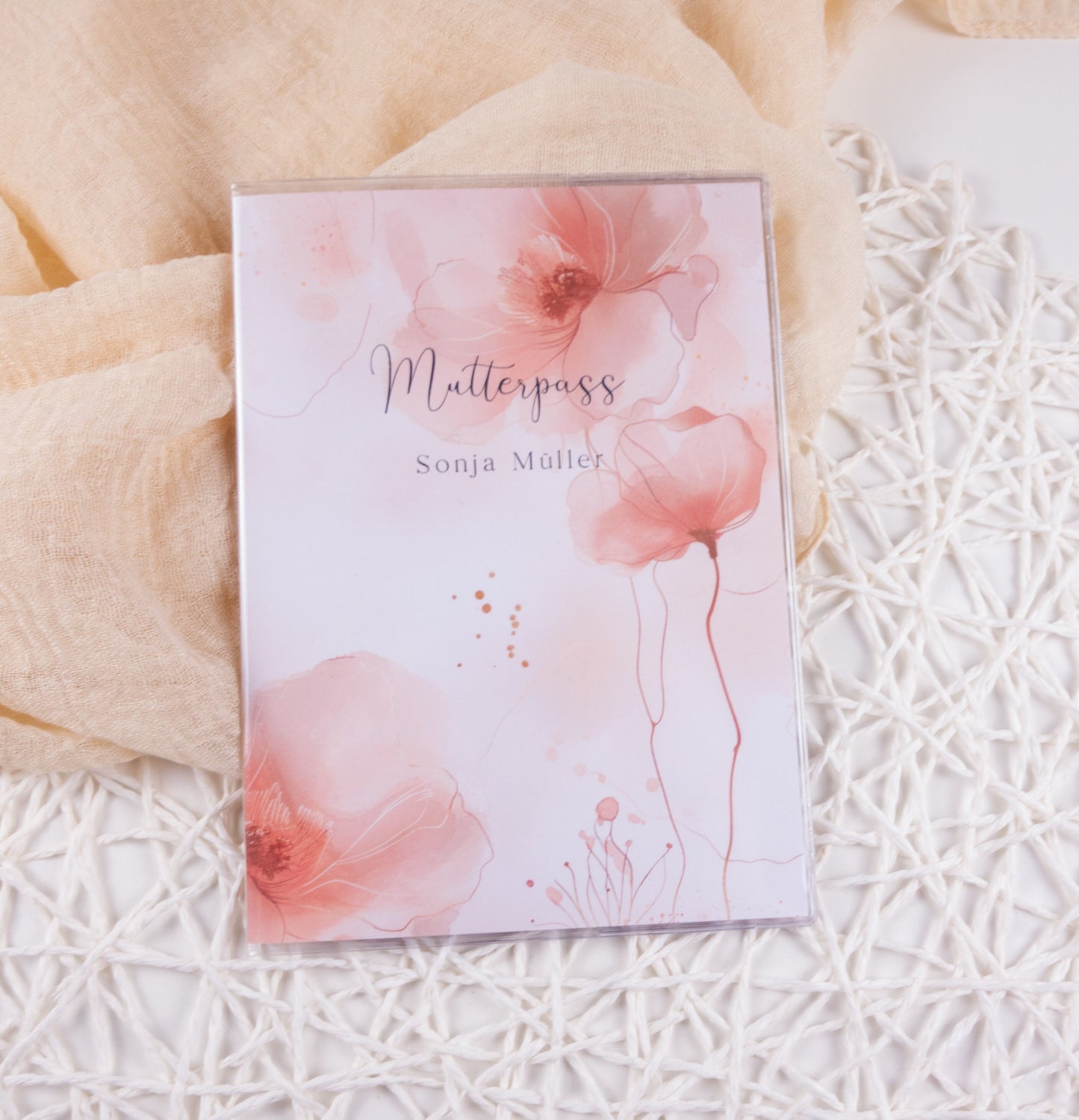 Mutterpass Hülle personalisiert CAROLINE | Geschenkidee zur Schwangerschaft Passport Covers Papier Träume