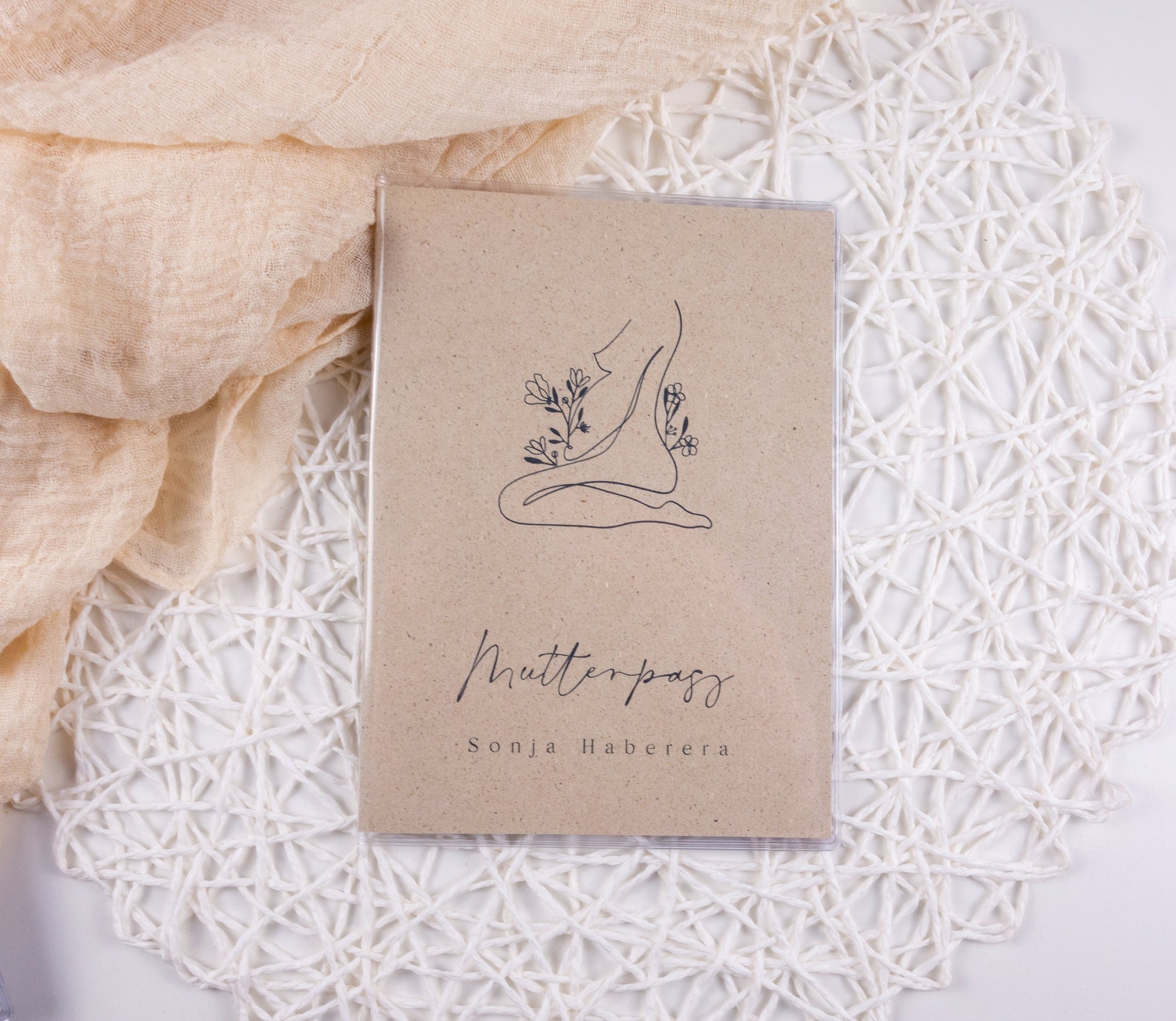 Mutterpass Hülle personalisiert NATURE 1 | Geschenkidee zur Schwangerschaft Passport Covers Papier Träume