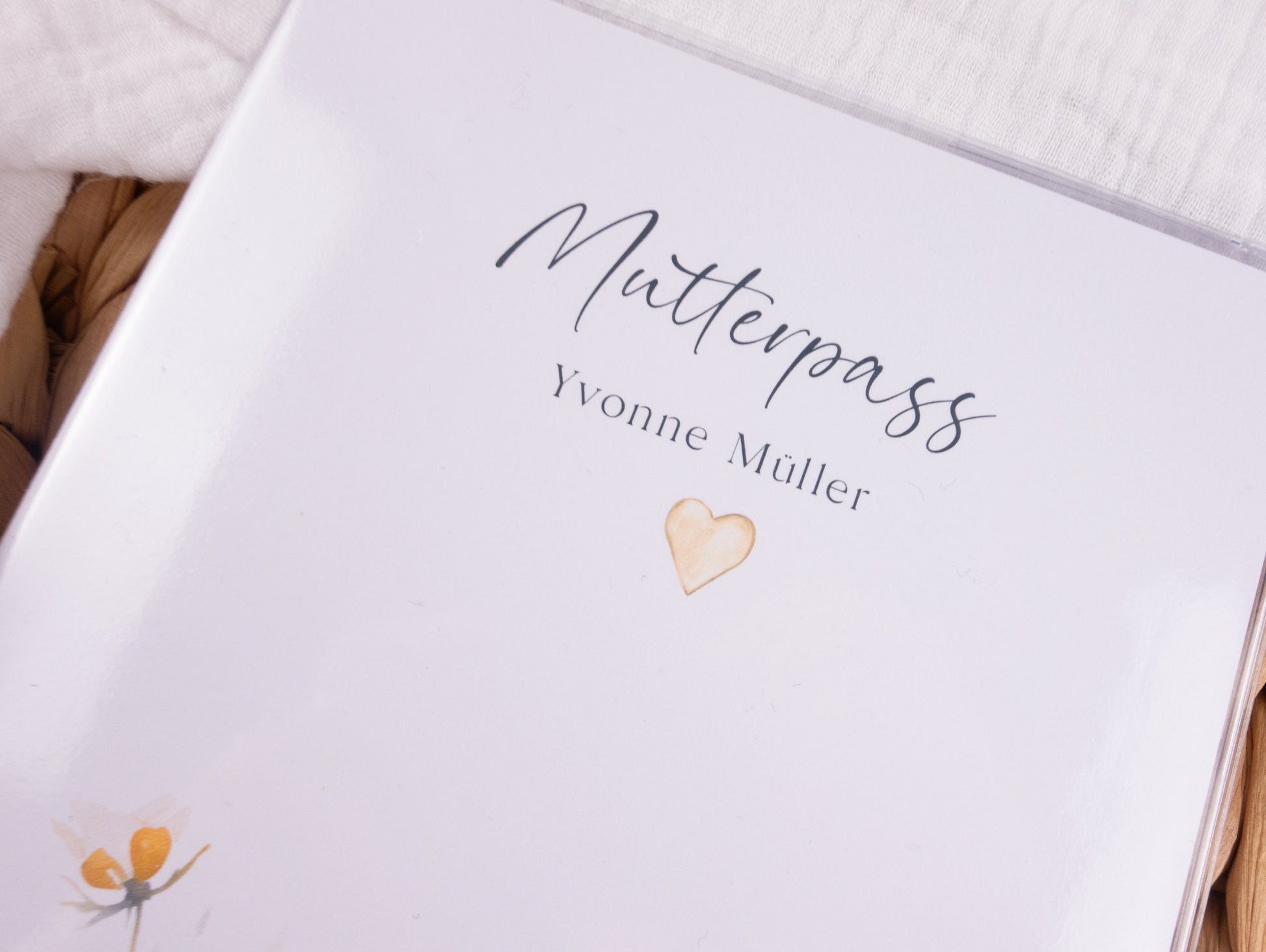Mutterpass Hülle personalisiert HELENA | Geschenkidee zur Schwangerschaft Passport Covers Papier Träume