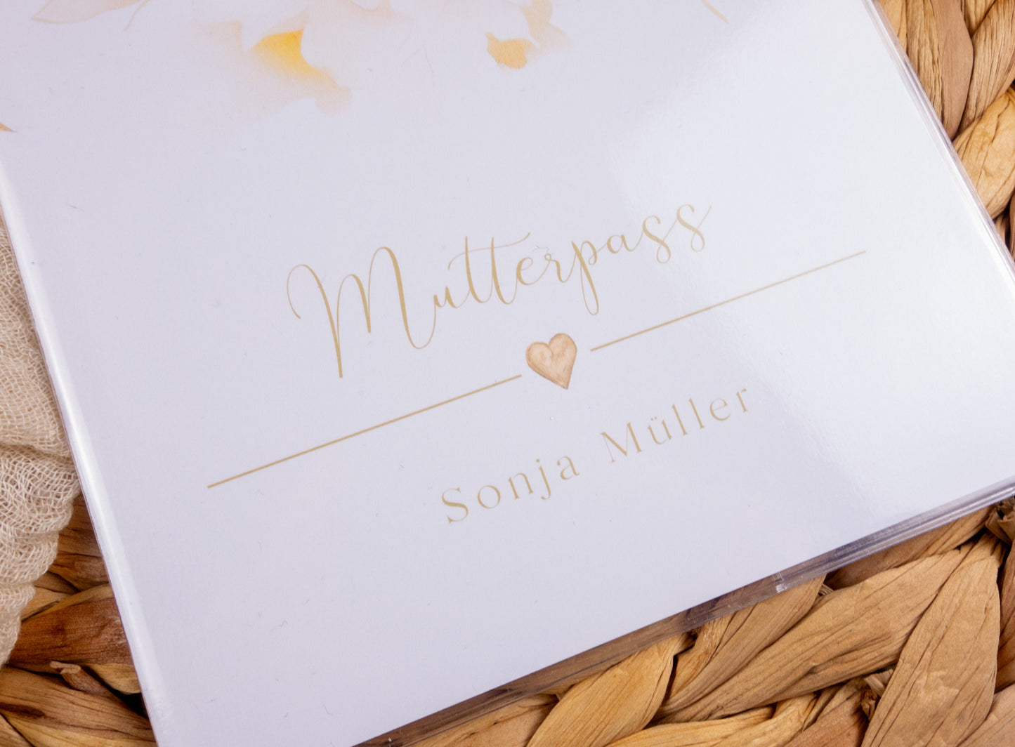Mutterpass Hülle personalisiert VALENTINA | Geschenkidee zur Schwangerschaft Passport Covers Papier Träume