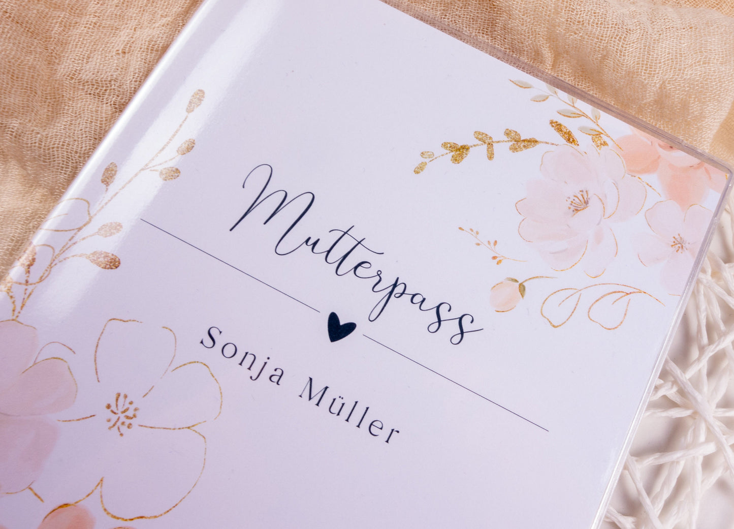 Mutterpass Hülle personalisiert VANESSA | Geschenkidee zur Schwangerschaft Passport Covers Papier Träume