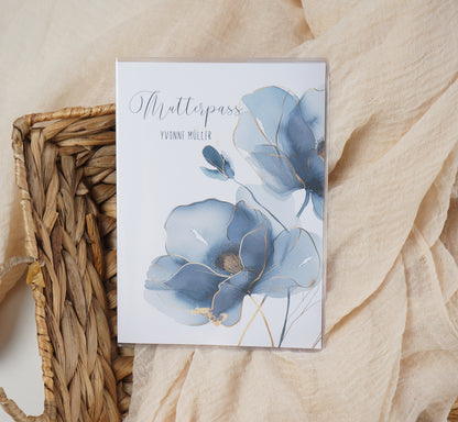 Mutterpass Hülle BLUE DREAM | Geschenkidee zur Schwangerschaft Passport Covers Papier Träume