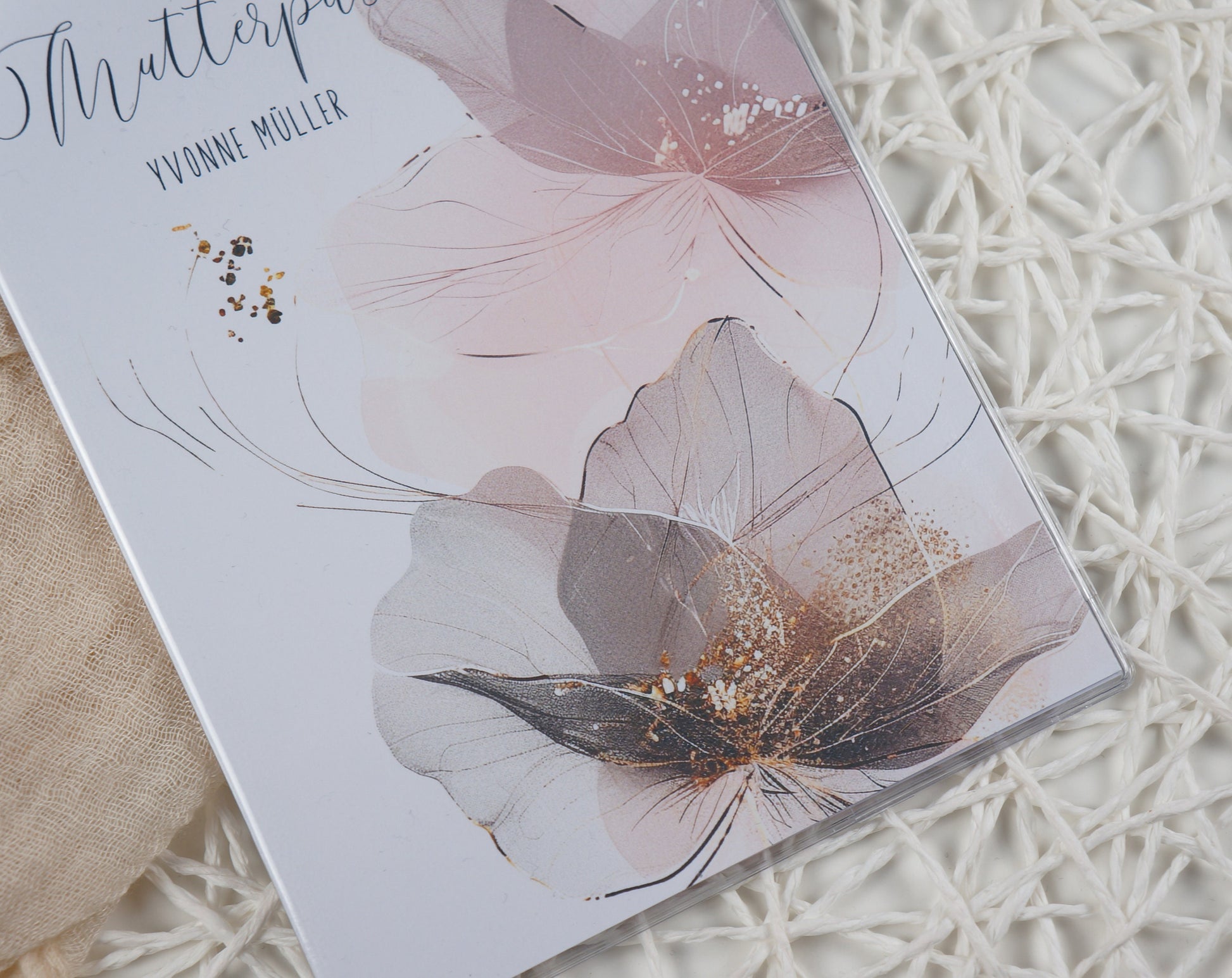 Mutterpass Hülle personalisiert DREAMY | Geschenkidee zur Schwangerschaft Passport Covers Papier Träume