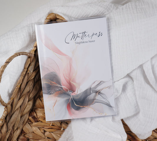 Mutterpass Hülle personalisiert SABRINA | Geschenkidee zur Schwangerschaft Passport Covers Papier Träume