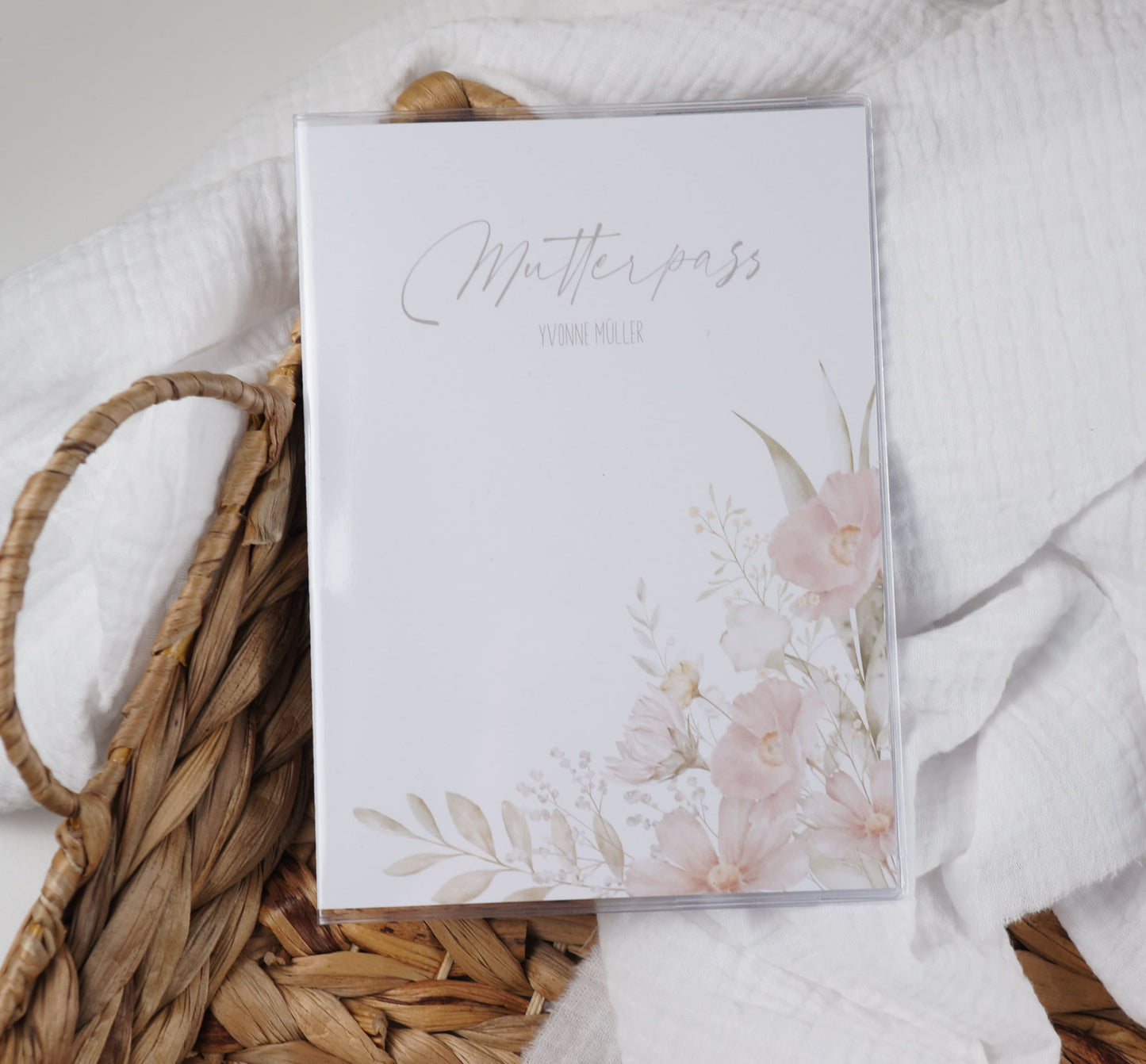 Mutterpass Hülle personalisiert VALERIE | Geschenkidee zur Schwangerschaft Passport Covers Papier Träume