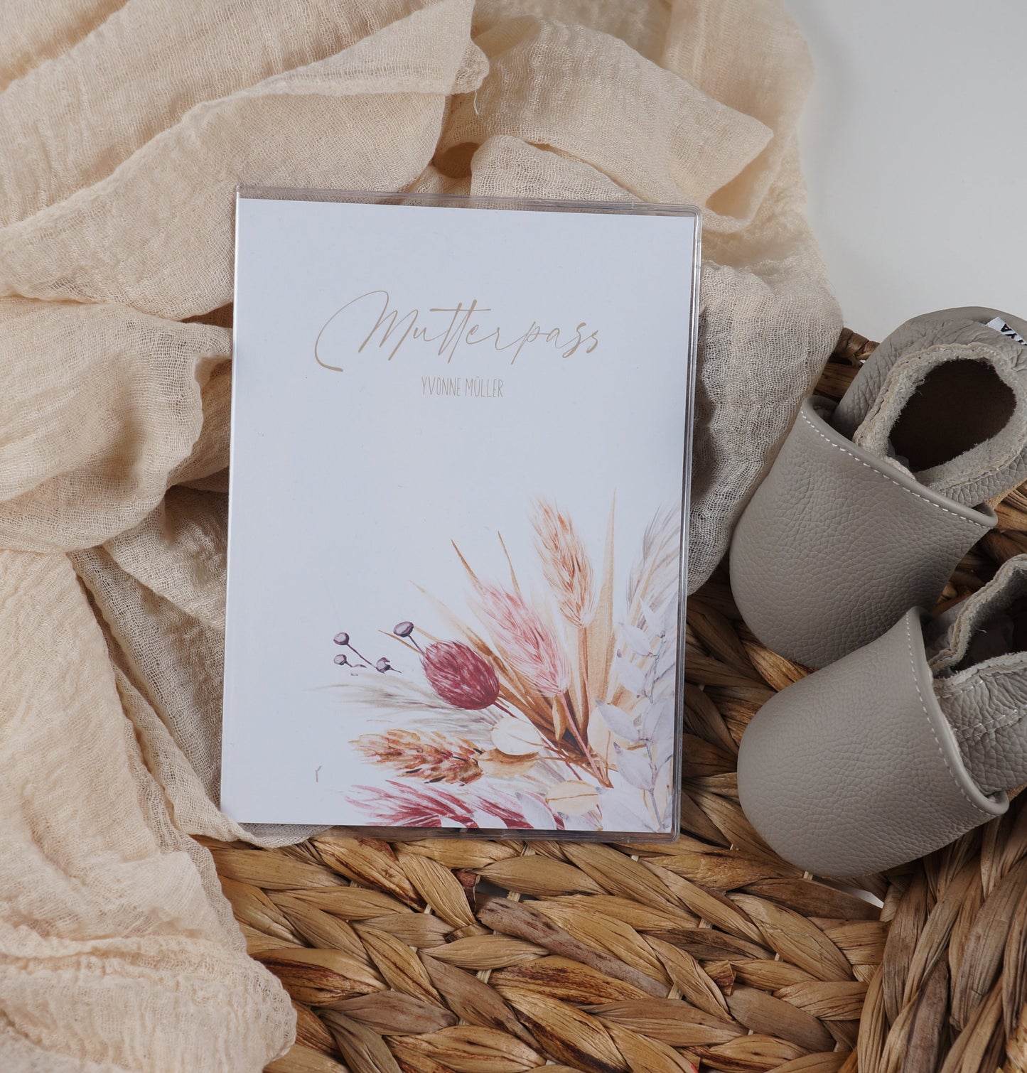Mutterpass Hülle personalisiert VICTORIA | Geschenkidee zur Schwangerschaft Passport Covers Papier Träume