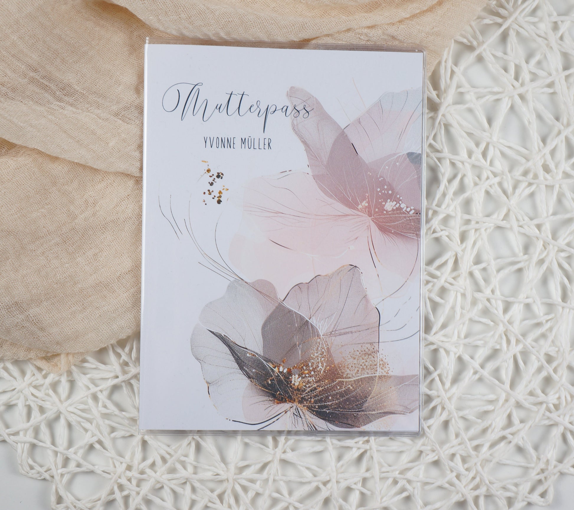 Mutterpass Hülle personalisiert DREAMY | Geschenkidee zur Schwangerschaft Passport Covers Papier Träume
