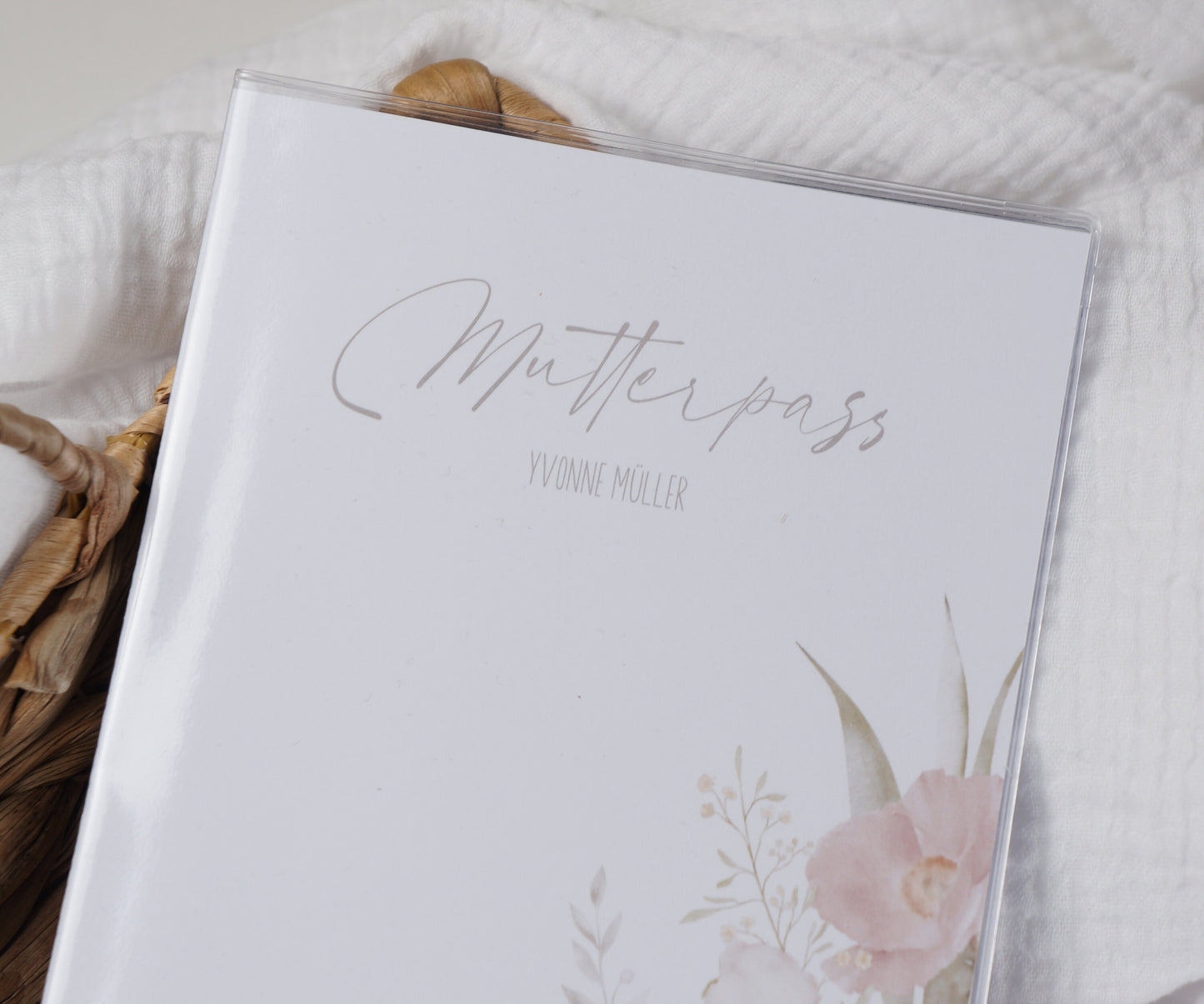 Mutterpass Hülle personalisiert VALERIE | Geschenkidee zur Schwangerschaft Passport Covers Papier Träume