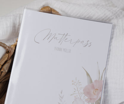 Mutterpass Hülle personalisiert VALERIE | Geschenkidee zur Schwangerschaft Passport Covers Papier Träume