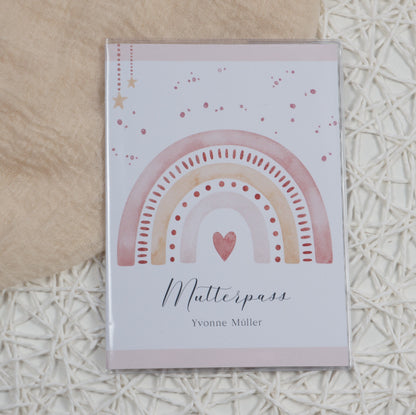Mutterpass Hülle personalisiert LARA | Geschenkidee zur Schwangerschaft Passport Covers Papier Träume