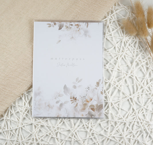 Mutterpass Hülle personalisiert HAUCHZART | Geschenkidee zur Schwangerschaft Passport Covers Papier Träume