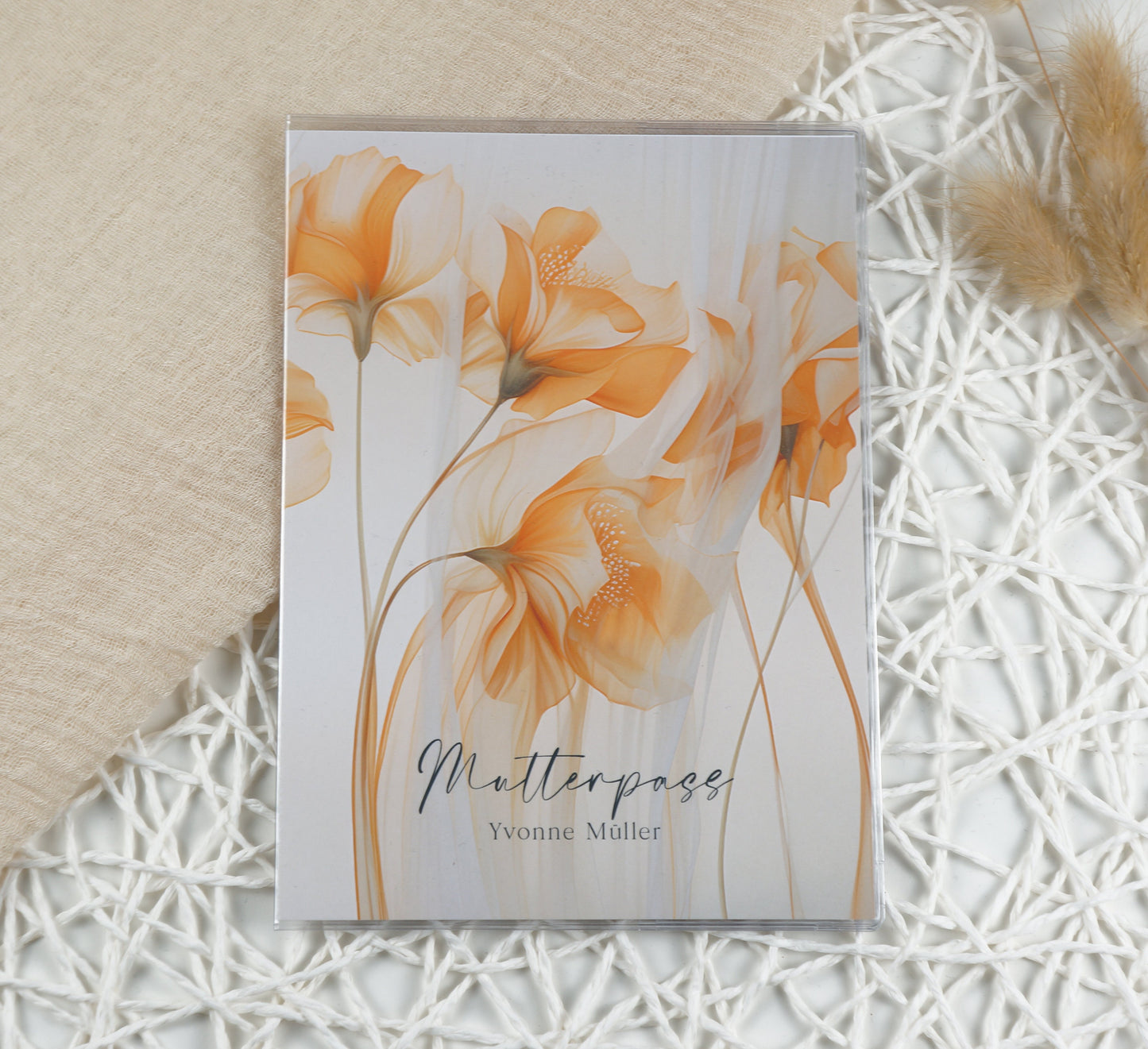 Mutterpass Hülle personalisiert BETTY | Geschenkidee zur Schwangerschaft Passport Covers Papier Träume
