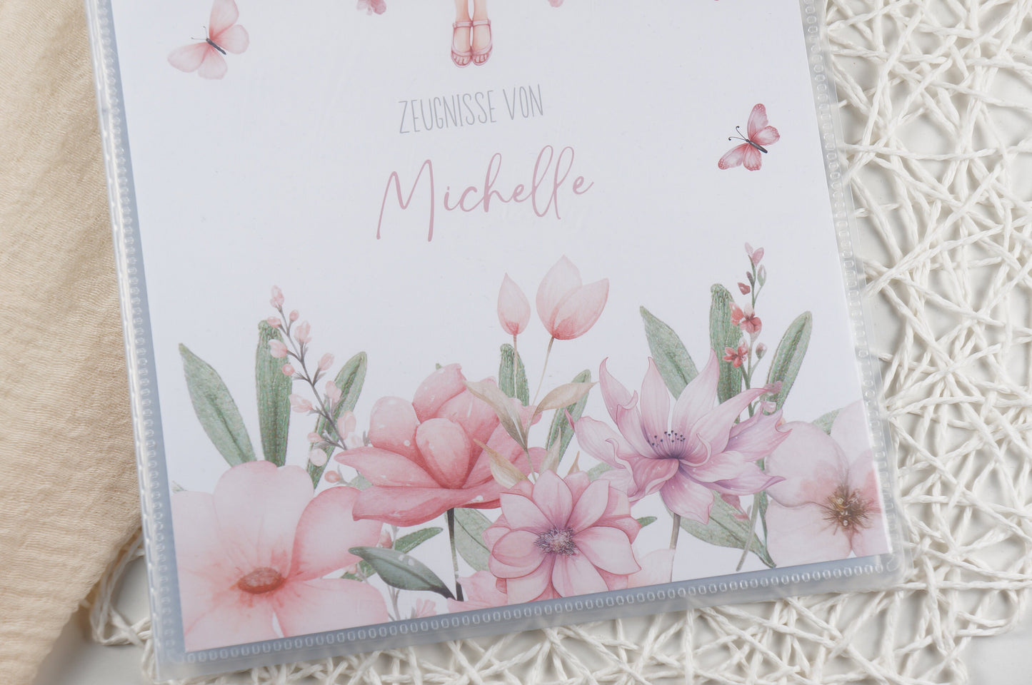 Zeugnismappe Hausaufgabenheft "KLEINE ELFE" personalisiert Office & School Supplies Papier Träume