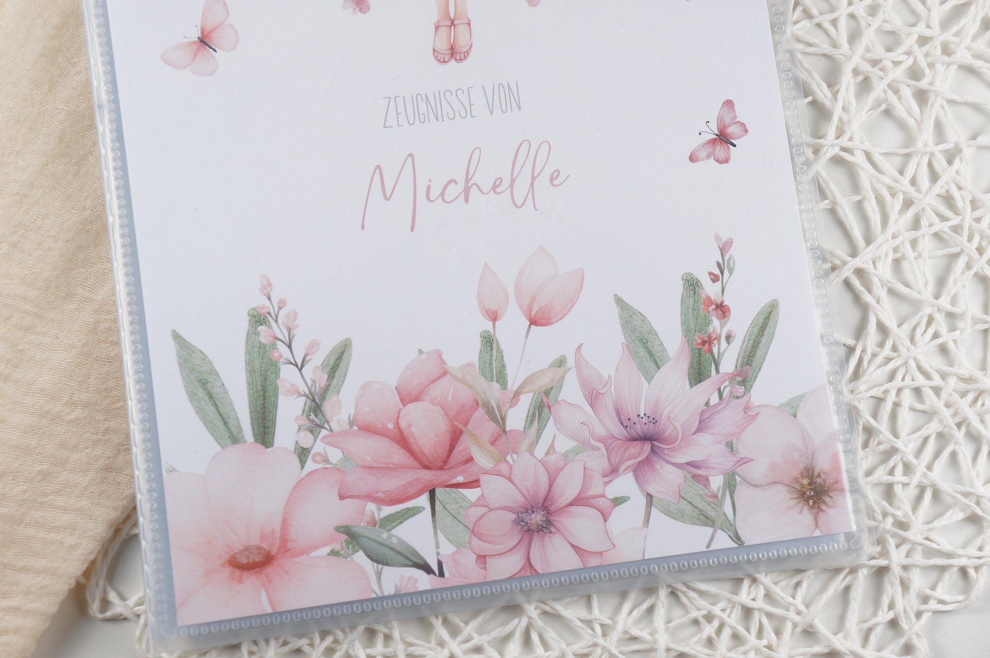 Zeugnismappe Hausaufgabenheft "KLEINE ELFE" personalisiert Office & School Supplies Papier Träume
