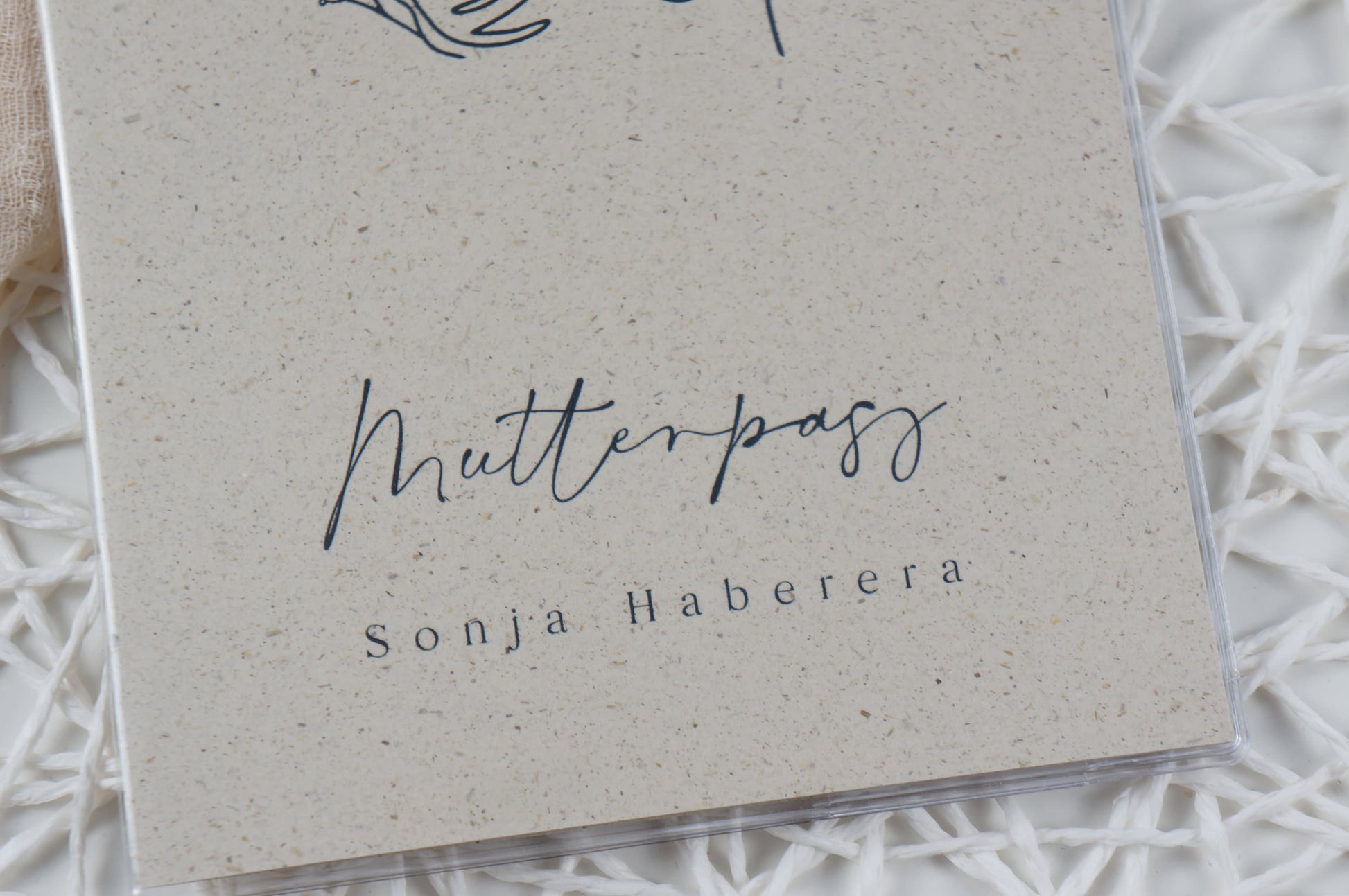 Mutterpass Hülle personalisiert NATURE 3 | Geschenkidee zur Schwangerschaft Passport Covers Papier Träume
