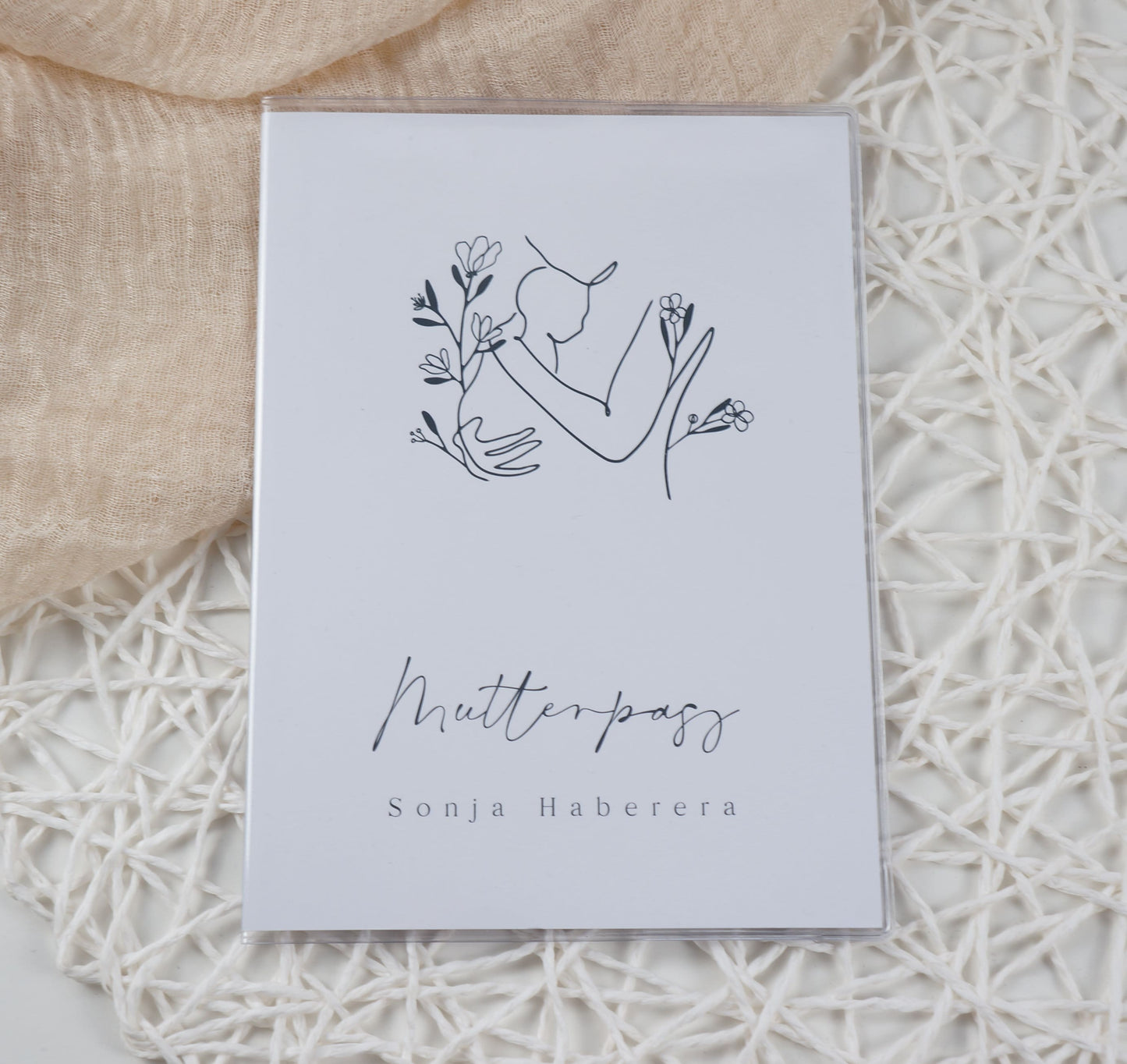 Mutterpass Hülle personalisiert NATURE 3 | Geschenkidee zur Schwangerschaft Passport Covers Papier Träume
