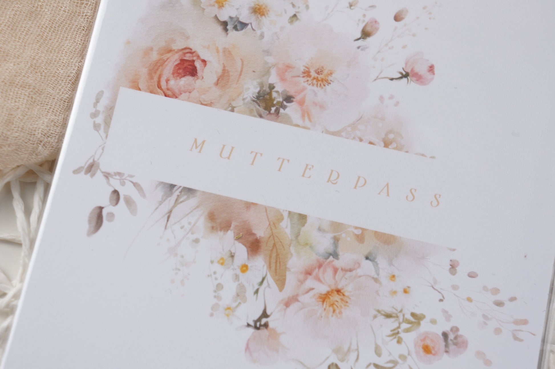 Mutterpass Hülle personalisiert LUISA | Geschenkidee zur Schwangerschaft Passport Covers Papier Träume