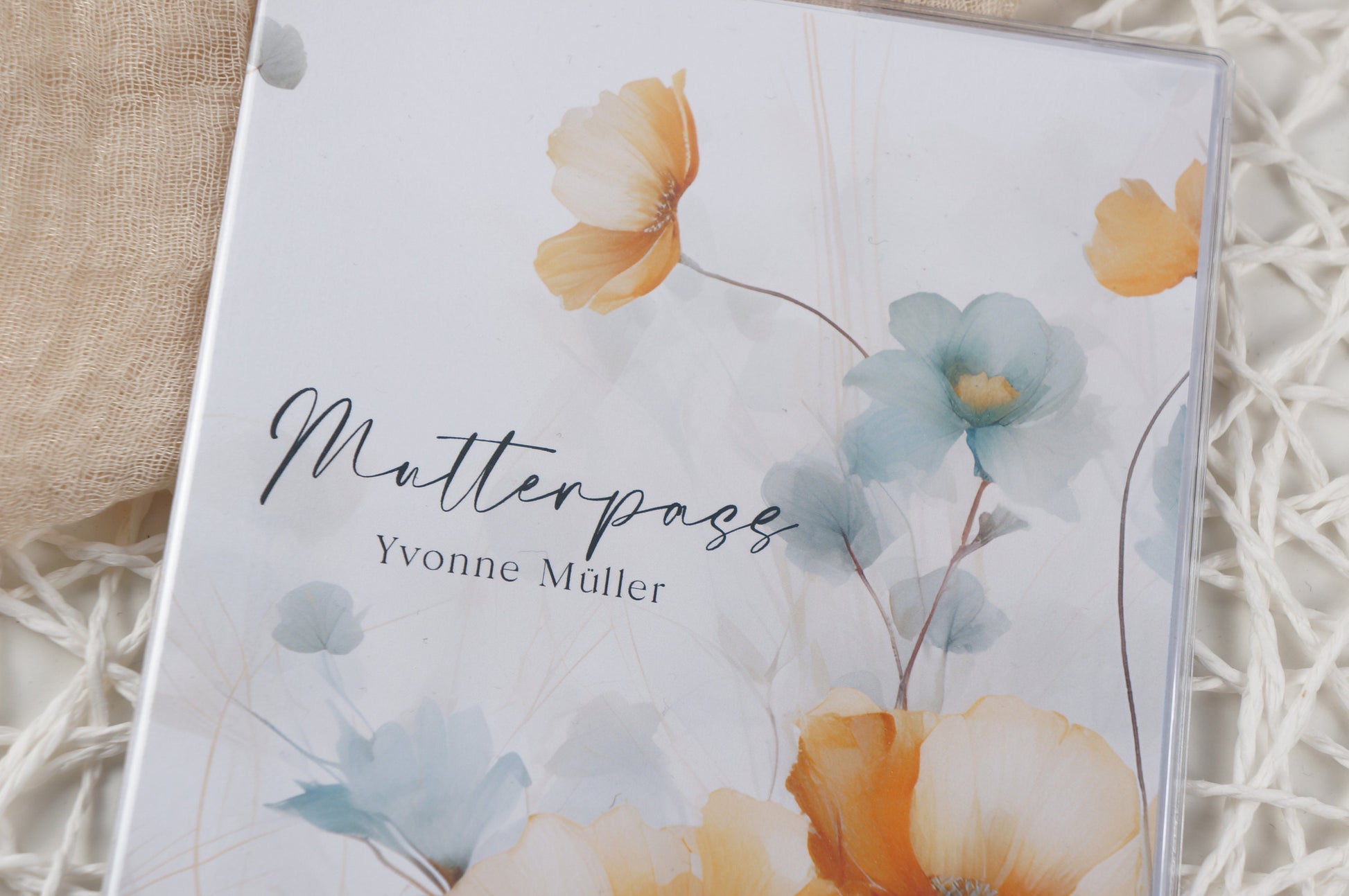 Mutterpass Hülle personalisiert MERLE | Geschenkidee zur Schwangerschaft Passport Covers Papier Träume