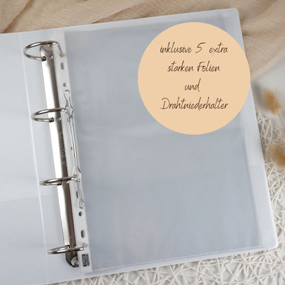 Kindergarten Ordner "Reh im Zauberwald" personalisiert - Sammelmappe Krippe Schule oder Kita Office & School Supplies Papier Träume